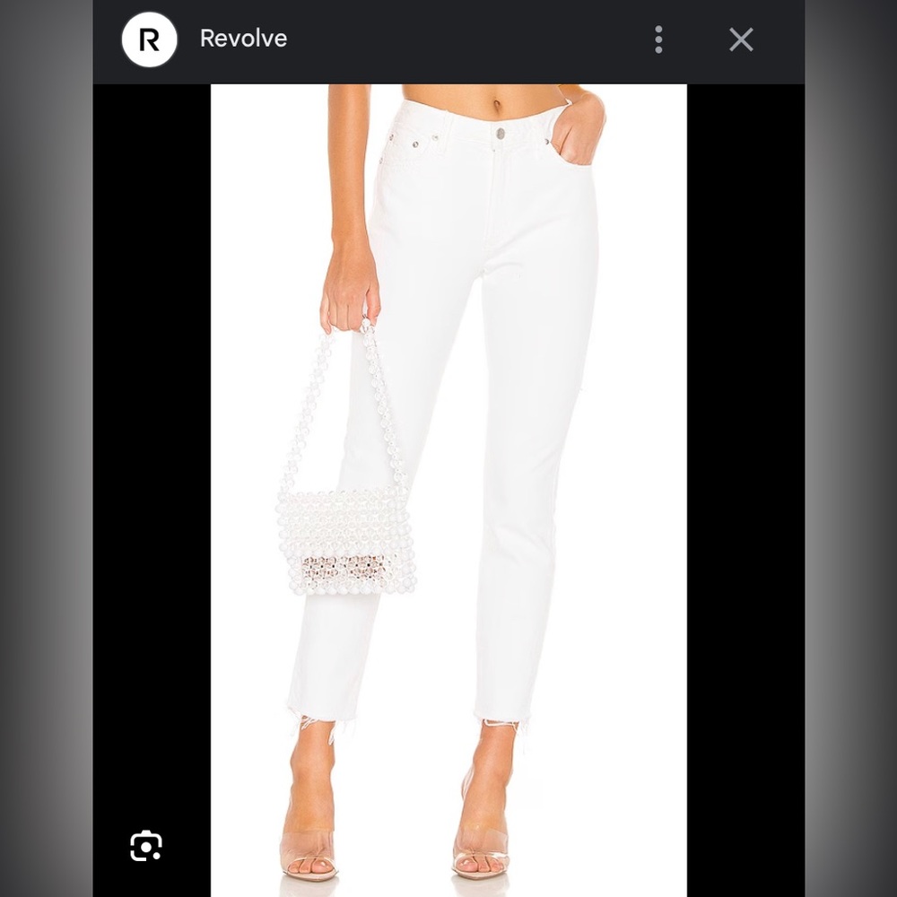 Lovers and Friends Logan jeans in Lighthouse (white), size 25